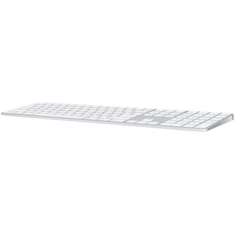 Apple Magic Keyboard with Touch ID and Numeric Keypad - Keyboard - USB-C - wireless - Bluetooth - Swedish - white keys - 1
