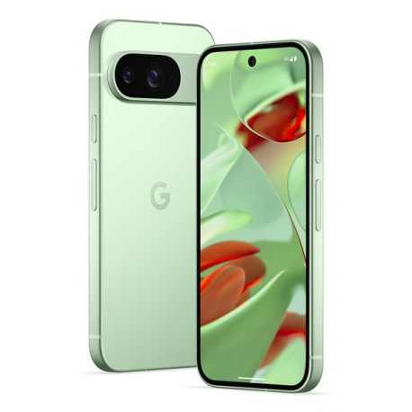 Google Pixel 9 - 5G smartphone - dual-SIM - RAM 12 GB  /  Internal Memory 128 GB - OLED display - 6.3" - 2424 x 1080 pixels (120 Hz) - 2x rear cameras 50 MP, 48 MP - front camera 10.5 MP - wintergreen - 2