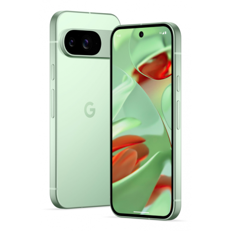 Google Pixel 9 - 5G smartphone - dual-SIM - RAM 12 GB  /  Internal Memory 128 GB - OLED display - 6.3" - 2424 x 1080 pixels (120 Hz) - 2x rear cameras 50 MP, 48 MP - front camera 10.5 MP - wintergreen - 12