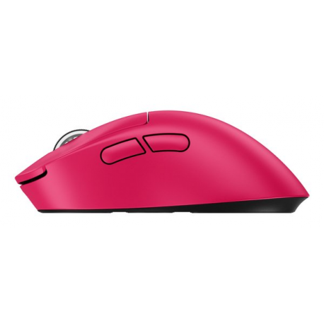 Logitech G PRO X SUPERLIGHT 2 DEX - Mouse - ergonomic - right-handed - optical - 5 buttons - wireless, wired - 2.4 GHz, USB - pink - 4