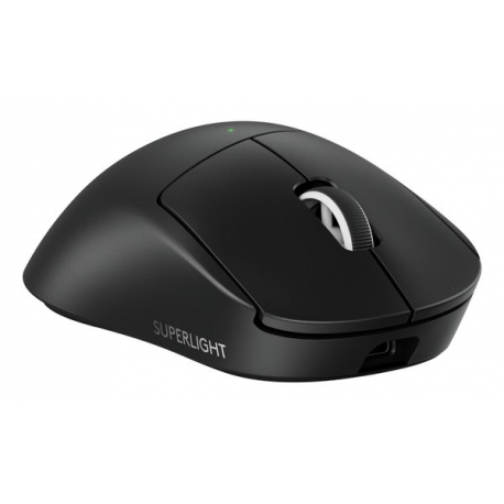 Logitech G PRO X SUPERLIGHT 2 DEX - Mouse - ergonomic - right-handed - optical - 5 buttons - wireless, wired - 2.4 GHz, USB - black - 2