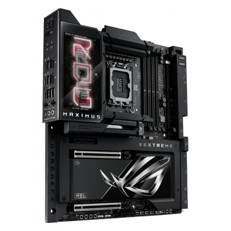 ASUS ROG MAXIMUS Z890 EXTREME - Motherboard - ATX - LGA1851 Socket - Z890 Chipset - USB4, USB 3.2 Gen 1, USB-C 3.2 Gen2, USB 3.2 Gen 2 - Wi-Fi 7, Bluetooth, 10 Gigabit LAN - onboard graphics (CPU required) - HD Audio (8-channel) - 4
