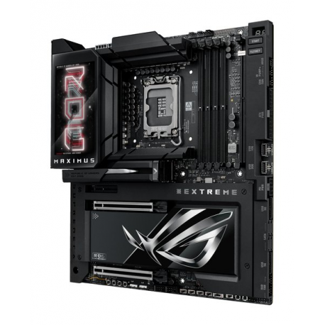 ASUS ROG MAXIMUS Z890 EXTREME - Motherboard - ATX - LGA1851 Socket - Z890 Chipset - USB4, USB 3.2 Gen 1, USB-C 3.2 Gen2, USB 3.2 Gen 2 - Wi-Fi 7, Bluetooth, 10 Gigabit LAN - onboard graphics (CPU required) - HD Audio (8-channel) - 30