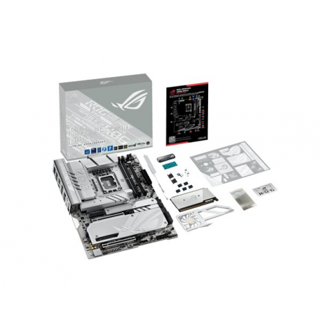 ASUS ROG MAXIMUS Z890 APEX - Motherboard - ATX - LGA1851 Socket - Z890 Chipset - USB4, USB-C 3.2 Gen 2x2, USB-C 3.2 Gen2, USB 3.2 Gen 1 - 5 Gigabit Ethernet, Wi-Fi 7, Bluetooth - onboard graphics (CPU required) - HD Audio (8-channel) - 8