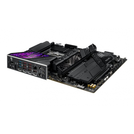 ASUS ROG STRIX Z890-E GAMING WIFI - Motherboard - ATX - LGA1851 Socket - Z890 Chipset - USB-C 3.2 Gen 2x2, USB 3.2 Gen 1, USB 3.2 Gen 2, USB-C 3.2 Gen2, USB4 - 5 Gigabit Ethernet, Wi-Fi 7, Bluetooth - onboard graphics (CPU required) - HD Audio (8-channel) - 1