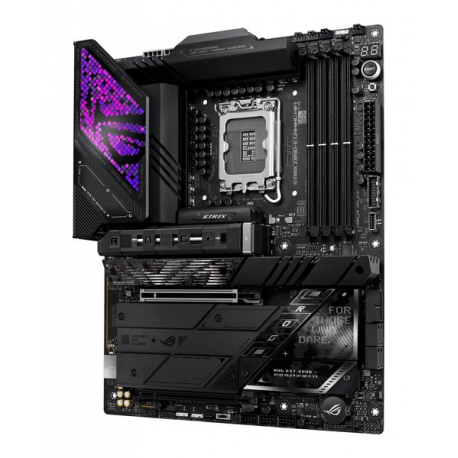 ASUS ROG STRIX Z890-E GAMING WIFI - Motherboard - ATX - LGA1851 Socket - Z890 Chipset - USB-C 3.2 Gen 2x2, USB 3.2 Gen 1, USB 3.2 Gen 2, USB-C 3.2 Gen2, USB4 - 5 Gigabit Ethernet, Wi-Fi 7, Bluetooth - onboard graphics (CPU required) - HD Audio (8-channel) - 9