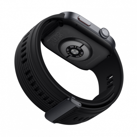 Huawei Watch D2 - Aluminium alloy - smart watch with strap - fluoroelastomer - wrist size: 161-210 mm - display 1.82" - Bluetooth, NFC - 40 g - black - 7