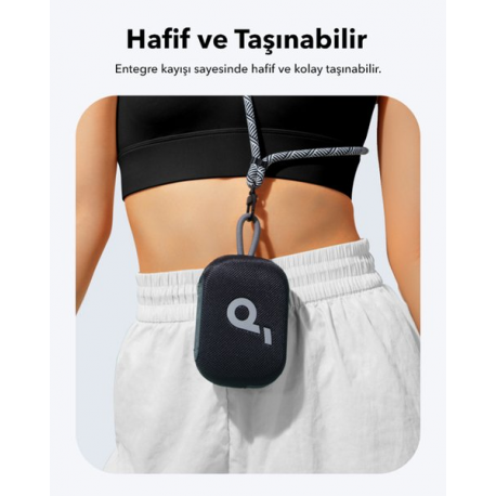 Soundcore Select 4 Go - Speaker - for portable use - wireless - Bluetooth - App-controlled - 5 Watt - black - 3