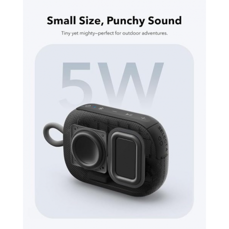 Soundcore Select 4 Go - Speaker - for portable use - wireless - Bluetooth - App-controlled - 5 Watt - black - 10