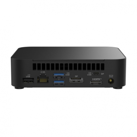 ASUS NUC 14 Essential Kit RNUC14MNK3500002 - Barebone - mini PC 1 x N-series N355 / up to 3.9 GHz - RAM 0 GB - UHD Graphics - IEEE 802.11ax (Wi-Fi 6E), Gigabit Ethernet, 2.5 Gigabit Ethernet, Bluetooth 5.3 - black - 5