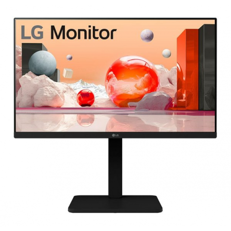 LG 24BA550-B - LED monitor - 24" (23.8" viewable) - 1920 x 1080 Full HD (1080p) @ 100 Hz - IPS - 250 cd / m² - 1300:1 - 5 ms - HDMI, VGA, DisplayPort - speakers - 0