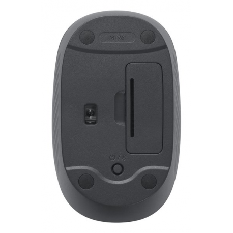 Logitech M196 - Mouse - right and left-handed - optical - 3 buttons - wireless - Bluetooth - graphite - 4