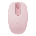Logitech M196 - Mouse - right and left-handed - optical - 3 buttons - wireless - Bluetooth - rose