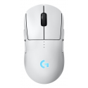 Logitech G PRO 2 - Mouse - gaming - right and left-handed - optical - 8 buttons - wireless, wired - 2.4 GHz, USB - USB Logitech LIGHTSPEED receiver - white