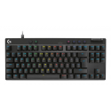 Logitech G PRO X RAPID - Keyboard - TKL - backlit - USB - QWERTY - Nordic (Danish/Finnish/Norwegian/Swedish) - key switch: Linear - black
