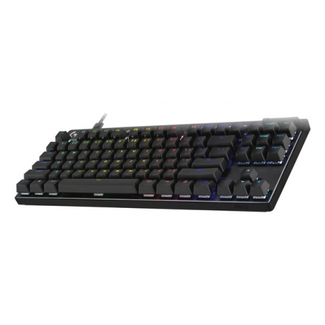 Logitech G PRO X RAPID - Keyboard - TKL - backlit - USB - QWERTY - Nordic (Danish/Finnish/Norwegian/Swedish) - key switch: Linear - black - 1