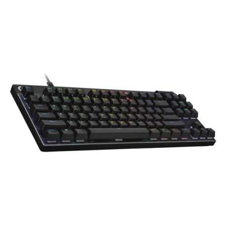 Logitech G PRO X RAPID - Keyboard - TKL - backlit - USB - QWERTY - Nordic (Danish/Finnish/Norwegian/Swedish) - key switch: Linear - black - 2