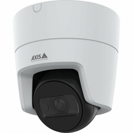 AXIS M3126-LVE - Network surveillance camera - PTZ - turret - outdoor - vandal  /  weatherproof - colour (Day&Night) - 4 MP - 2688 x 1512 - M12 mount - fixed iris - audio - LAN 10 / 100 - MJPEG, H.264, H.265 - TAA Compliant - 0