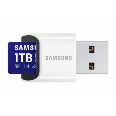 Samsung PRO Plus MB-MD1T0SB - Flash memory card - 1 TB - A2 / Video Class V30 / UHS-I U3 - microSDXC UHS-I - blue - 2