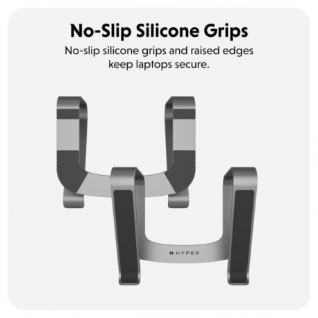 Targus HyperSpace - Notebook stand - ergonomic - 16" - space grey - 5