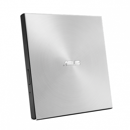 ASUS ZenDrive U8M SDRW-08U8M-U - Disk drive - DVD±RW (±R DL) - 8x / 8x - USB-C - external - silver - 3