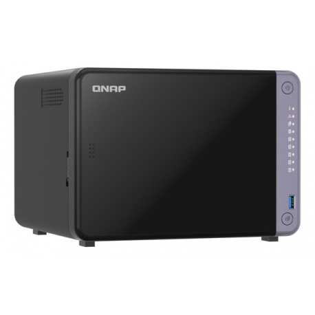 QNAP TS-632X-4G - NAS server - 6 bays - SATA 6Gb/s - RAID JBOD, 0, 1, 5, 6, 10, 50, 60 - RAM 4 GB - Gigabit Ethernet / 2.5 Gigabit Ethernet / 10 Gigabit Ethernet - iSCSI support - 6