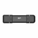 Silicon Power Marvel Xtreme DS72 - USB flash drive - 500 GB - USB 3.1 Gen 2  /  USB-C 3.2 Gen 2 - black