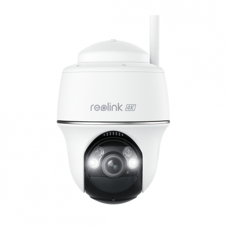 Reolink Argus Series B440 - Network surveillance camera - pan  /  tilt - turret - outdoor, indoor - waterproof - colour (Day&Night) - 8 MP - 3840 x 2160 - 4K - audio - wireless - Wi-Fi - 2.4GHz radio, 5GHz radio - H.265 - 0