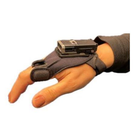 Zebra - Barcode scanner hand mount - back of hand mount, slim - 0
