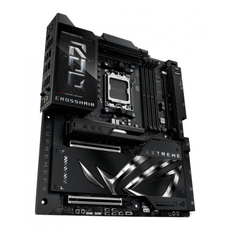 ASUS ROG CROSSHAIR X870E EXTREME - Motherboard - ATX - Socket AM5 - AMD X870E Chipset - USB4, USB-C 3.2 Gen2, USB 3.2 Gen 2, USB-C 3.2 Gen 2x2, USB 3.2 Gen 1 - Wi-Fi 7, Bluetooth, 5 Gigabit Ethernet, 10 Gigabit LAN - onboard graphics (CPU required) - HD Audio (8-channel) - 7