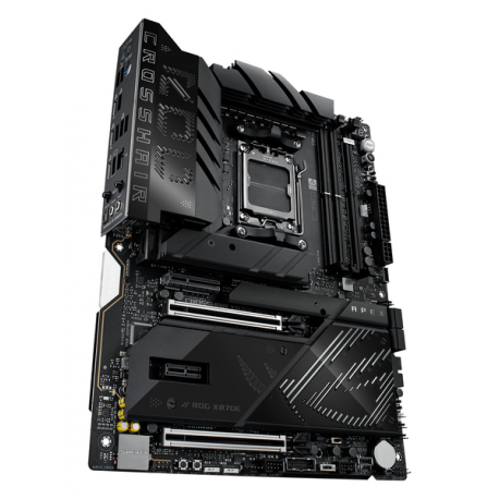 ASUS ROG CROSSHAIR X870E APEX - Motherboard - ATX - Socket AM5 - AMD X870E Chipset - USB4, USB-C 3.2 Gen2, USB 3.2 Gen 2, USB 3.2 Gen 1, USB-C 3.2 Gen 2x2 - Wi-Fi 7, Bluetooth, 5 Gigabit Ethernet - onboard graphics (CPU required) - HD Audio (8-channel) - 5