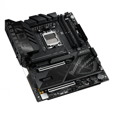 ASUS ROG CROSSHAIR X870E APEX - Motherboard - ATX - Socket AM5 - AMD X870E Chipset - USB4, USB-C 3.2 Gen2, USB 3.2 Gen 2, USB 3.2 Gen 1, USB-C 3.2 Gen 2x2 - Wi-Fi 7, Bluetooth, 5 Gigabit Ethernet - onboard graphics (CPU required) - HD Audio (8-channel) - 7