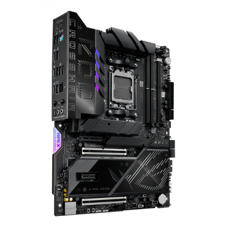 ASUS ROG CROSSHAIR X870E APEX - Motherboard - ATX - Socket AM5 - AMD X870E Chipset - USB4, USB-C 3.2 Gen2, USB 3.2 Gen 2, USB 3.2 Gen 1, USB-C 3.2 Gen 2x2 - Wi-Fi 7, Bluetooth, 5 Gigabit Ethernet - onboard graphics (CPU required) - HD Audio (8-channel) - 9