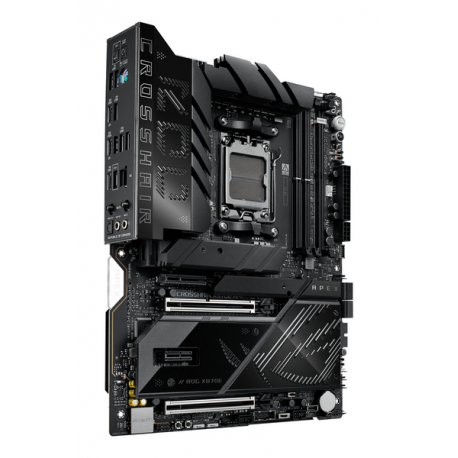 ASUS ROG CROSSHAIR X870E APEX - Motherboard - ATX - Socket AM5 - AMD X870E Chipset - USB4, USB-C 3.2 Gen2, USB 3.2 Gen 2, USB 3.2 Gen 1, USB-C 3.2 Gen 2x2 - Wi-Fi 7, Bluetooth, 5 Gigabit Ethernet - onboard graphics (CPU required) - HD Audio (8-channel) - 11