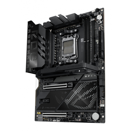 ASUS ROG CROSSHAIR X870E APEX - Motherboard - ATX - Socket AM5 - AMD X870E Chipset - USB4, USB-C 3.2 Gen2, USB 3.2 Gen 2, USB 3.2 Gen 1, USB-C 3.2 Gen 2x2 - Wi-Fi 7, Bluetooth, 5 Gigabit Ethernet - onboard graphics (CPU required) - HD Audio (8-channel) - 19