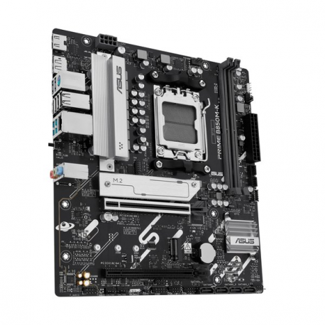 ASUS PRIME B850M-K - Motherboard - micro ATX - Socket AM5 - AMD B850 Chipset - USB-C 3.2 Gen 1, USB 3.2 Gen 2, USB 3.2 Gen 1 - 2.5 Gigabit LAN - onboard graphics (CPU required) - HD Audio (8-channel) - 6