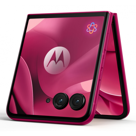 Motorola RAZR 60 Ultra - 5G smartphone - dual-SIM - RAM 16 GB  /  Internal Memory 512 GB - pOLED display - 7" - 2992 x 1224 pixels (165 Hz) - 2x rear cameras 50 MP, 50 MP - front camera 50 MP - pantone cabaret - 18