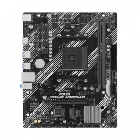 ASUS PRIME A520M-R - Motherboard - micro ATX - Socket AM4 - AMD A520 Chipset - USB 3.2 Gen 1 - Gigabit LAN - onboard graphics (CPU required) - HD Audio (8-channel) - 2