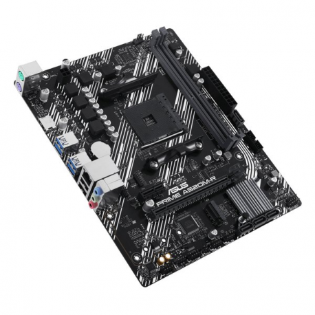 ASUS PRIME A520M-R - Motherboard - micro ATX - Socket AM4 - AMD A520 Chipset - USB 3.2 Gen 1 - Gigabit LAN - onboard graphics (CPU required) - HD Audio (8-channel) - 4