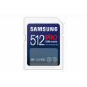 Samsung PRO Ultimate MB-SY512S - Flash memory card - 512 GB - Video Class V30  /  UHS-I U3 - SDXC UHS-I - white