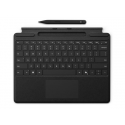 Microsoft Surface Pro Keyboard - Keyboard - with trackpad, accelerometer, Surface Slim Pen 2 storage and charging tray - QWERTY - Nordic - black - with Slim Pen 2 - for Surface Pro 10 for Business