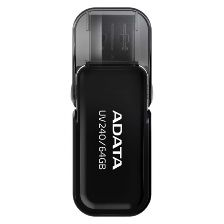 ADATA UV240 - USB flash drive - 64 GB - USB 2.0 - black - 0