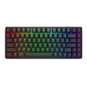 Alienware Pro Wireless Gaming Keyboard - Keyboard - AlienFX per-key RGB / 16.8 million colours - wireless - USB, 2.4 GHz, Bluetooth 5.1 - QWERTY - US - key switch: Alienware Linear Mechanical Switches (hot-swappable) - Dark Side of the Moon