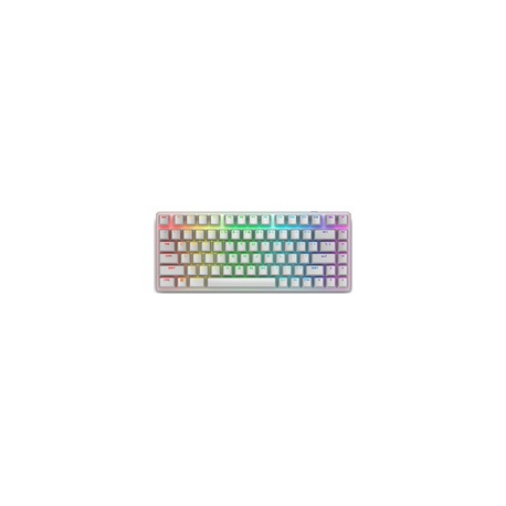 Alienware Pro Wireless Gaming Keyboard - Keyboard - AlienFX per-key RGB  /  16.8 million colours - wireless - USB, 2.4 GHz, Bluetooth 5.1 - QWERTY - US - key switch: Alienware Linear Mechanical Switches (hot-swappable) - lunar light - 0