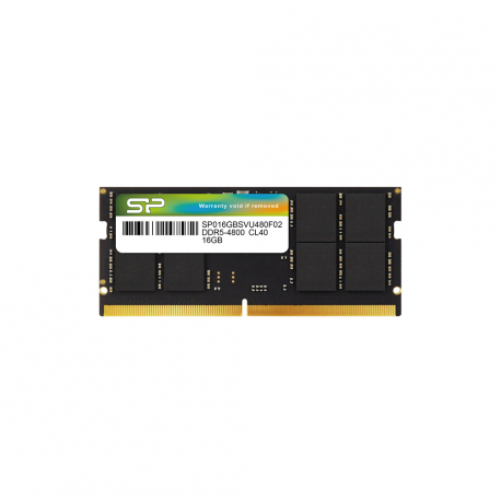 SILICON POWER - DDR5 - module - 16 GB - SO-DIMM 200-pin - 4800 MHz  /  PC5-38400 - CL40 - 1.1 V - on-die ECC - 0