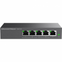 Grandstream GWN7700P - Switch - unmanaged - 5 x 10 / 100 / 1000 (PoE+)