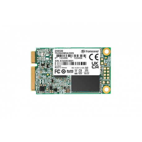 Transcend 220S - SSD - 256 GB - internal - mSATA - SATA 6Gb / s - 0
