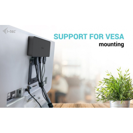 i-Tec - Docking station - for tablet, notebook - USB-C / Thunderbolt 3 / USB 3.0 - 2 x HDMI, 2 x DP - GigE - 100 Watt - Europe - 5