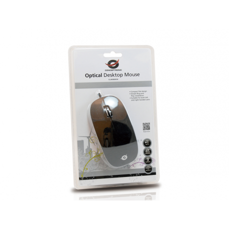 Conceptronic Lounge Collection C08-292 - Mouse - right and left-handed - optical - wired - USB - 4