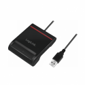 LogiLink - SMART card reader - USB 2.0 - black